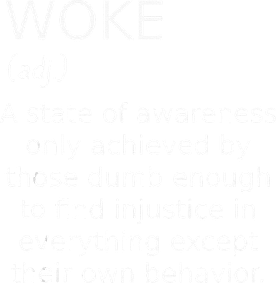 Woke Definition Funny Anti Woke Saying Anti Woke Doggie Tank