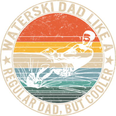 Waterski Dad Fathers Day Ski Lover Dad Water Skiing Rider Gift Mousepad