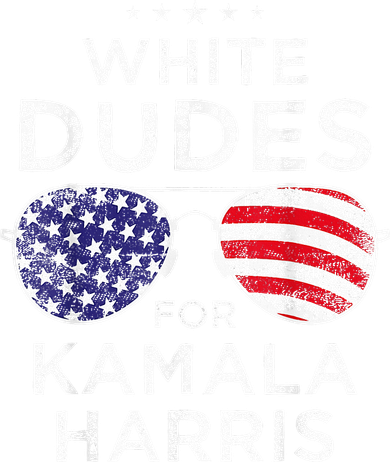 White Dudes For Kamala Harris Sunglasses Tumbler