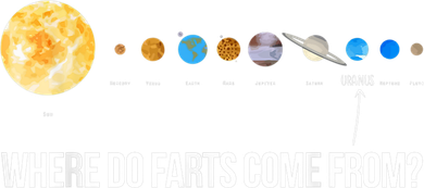 Where Do Farts Come From Uranus Funny Universe Toddler Long Sleeve