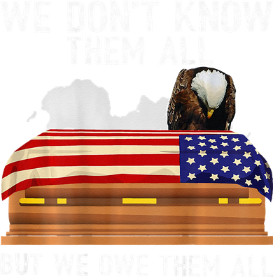 We Dont Know Them All But We Owe Them All 4th Of July Back Mousepad