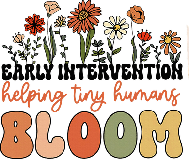 Wildflower Early Intervention Helping Tiny Human Bloom Baby Bodysuit