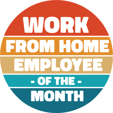 Work From Home Employee Of The Month Retro Women's Tank Top