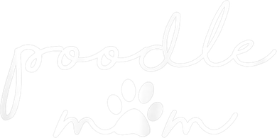 Womens Funny Poodle Dog Mom Cute Poodle Mom For Women Women's V-Neck T-Shirt