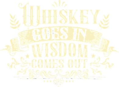 Whiskey Goes In Wisdom Comes Out Drinker Drinking Whisky Women's T-Shirt