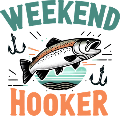 Weekend Hooker Fishing Kids Long Sleeve Shirt