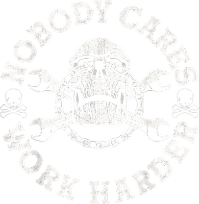 Work Harder Skull Engineer Meme No One Cares Work Harder Motivational Quote Doggie Tank