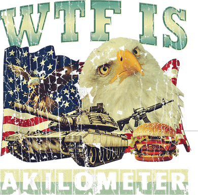 Wtf Is A Kilometer Eagle Badge American Signature Burger 4th Of July Gift Women's Dry Zone Grid Polo