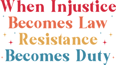When Injustice Becomes Law Resistance Becomes Duty Retro Hat