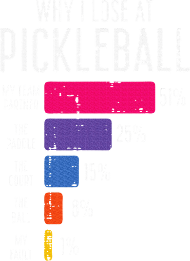 Why I Lose At Pickleball Funny Pickle Ball Women's Long Sleeve Shirt