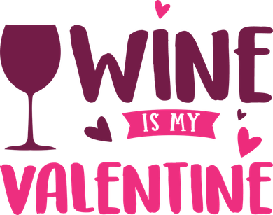 Wine Is My Valentine Funny Holiday Women's Dry Zone Grid Polo