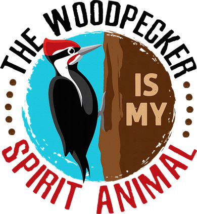 Woodpecker Is My Spirit Animal Bird Watcher Nerd Birder Baby Bodysuit