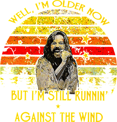 Well I’M Older Now But I’M Still Running Against The Wind Button