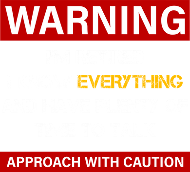 Warning Im Retired Approach With Caution Kids Long Sleeve Shirt