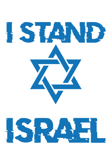 Wherever I Stand I Stand With Israel Flexfit Unipanel Trucker Cap