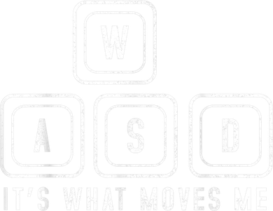 WASD It's What Moves Me Funny PC Gamer Computer Nerd Hooded Wearable Blanket