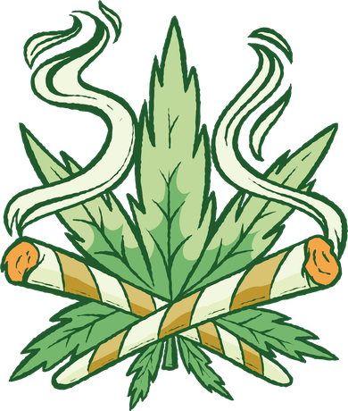 Weed Joint Cross Kids Hoodie
