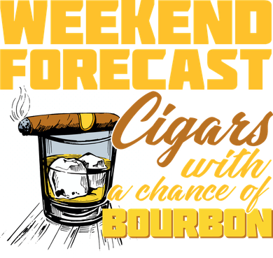 Weekend Forcast Cigars and Bourbon Toddler Long Sleeve