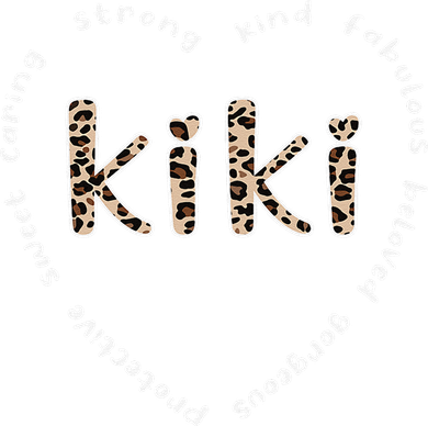 Womens Kiki Grandmother Heart Kiki Grandma Appreciation Women's V-Neck T-Shirt