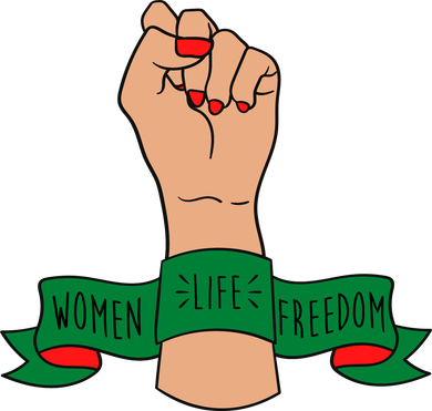 Women Life Freedom Iran Power Fist Kids T-Shirt