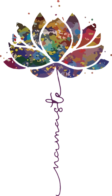 Womens Lotus Flower Namaste Yoga Watercolor Meditation Zen Bohemian VNeck T-Shirt