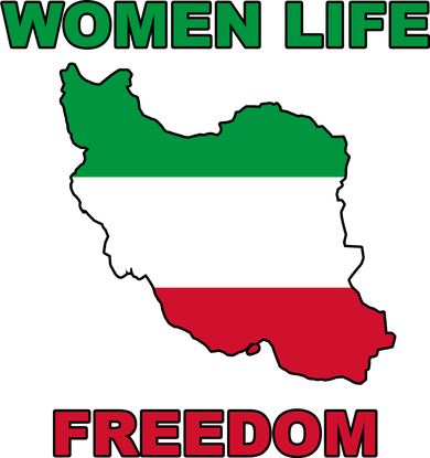 Women Life Freedom Iranian Mahsa Amini Kids T-Shirt