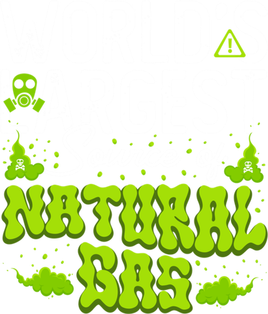 WorldS Largest Source Of Natural Gas Funny Fart Machine Gift Women's T-Shirt