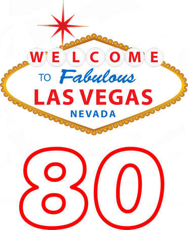 80 Years Old In Vegas - 80th Birthday Doddie Hoodie