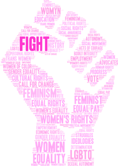 Women's March Equality Fist Mash Up Backpack