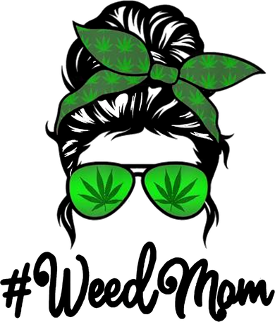 Weed Mom Medical Marijuana Funny Women's Hoodie