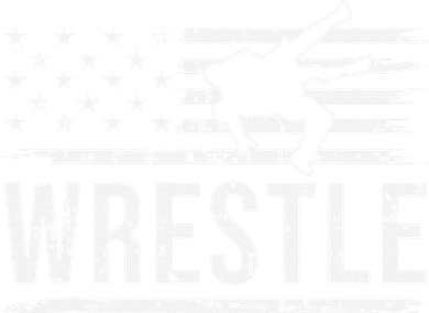 wrestling MMA patriotic flag theme for wrestler graphic  Kids T-Shirt