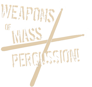 Weapons Of Mass Percussion Funny Drum Drummer Music Band  Tote Bag