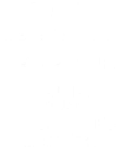 We March Y'all Mad Black Lives Matter Button