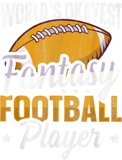 Worlds Okayest Fantasy Football Player Fantasy Football Kids Hoodie