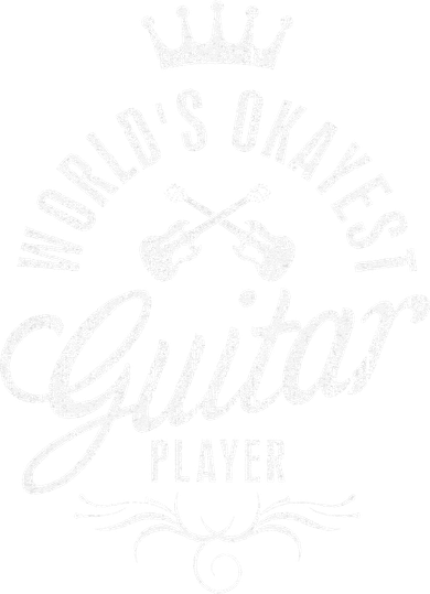 World's Okayest Guitar Player Vintage Button
