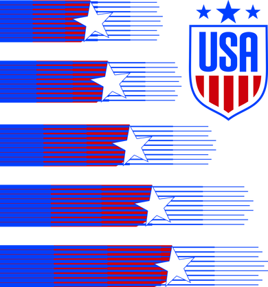 USA Soccer American Team Jersey Kids T-Shirt