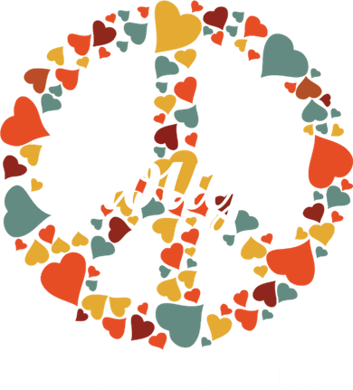 Wear Orange Peace Sign Enough End Gun Violence Backpack
