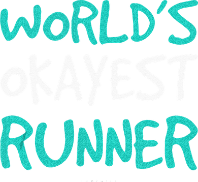 Worlds Okayest Runner . Funny Running Runner Tanks Coaster