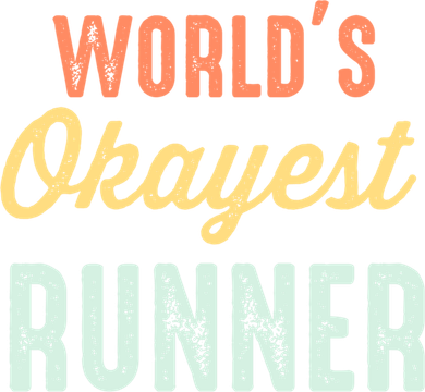 Worlds Okayest Runner Funny Funny Gift Women's Sweatshirt