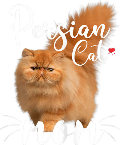 Womens Persian Cat Mom Female Cat Owner Persian Kitty Women's V-Neck T-Shirt