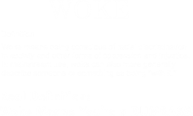 Funny Woke Real Definition Doggie Tank