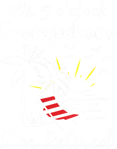Womens Retirement It's 5 O'Clock Everywhere I'm Retired Summer Women's Tank Top