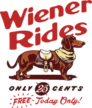 Wiener Rides Only 25 Cents Dachshund Free Today Only Kids Sweatshirt