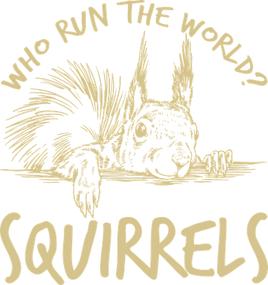  Who Run The World Squirrels Women's Dry Zone Grid Polo