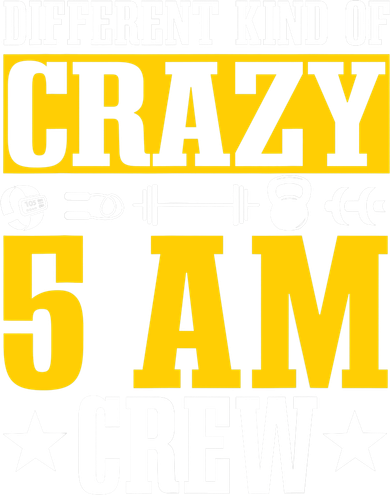 Workout Squad 5AM Crew Funny Gym Quote 11oz C Handle Ceramic Mug