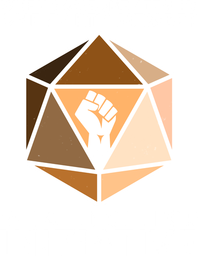 We All Roll For Initiative DnD Dice BLM Button