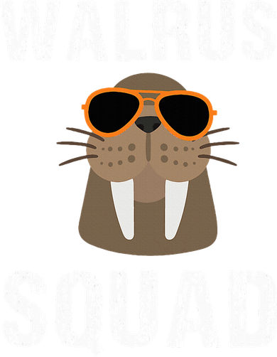 Walrus Squad Cute Funny Sea Animal Lover Gift Women's Sweatshirt