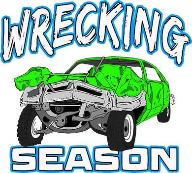 Wrecking Season Demolition Derby Button