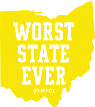 Worst State Ever Ohio Kids Hoodie