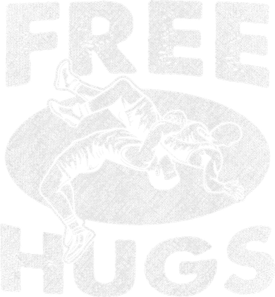 Wrestling Shirts  Funny Free Hugs Wrestling  Coach Women's V-Neck T-Shirt